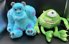 Disney Monsters Inc Mike and Sully Plush Set