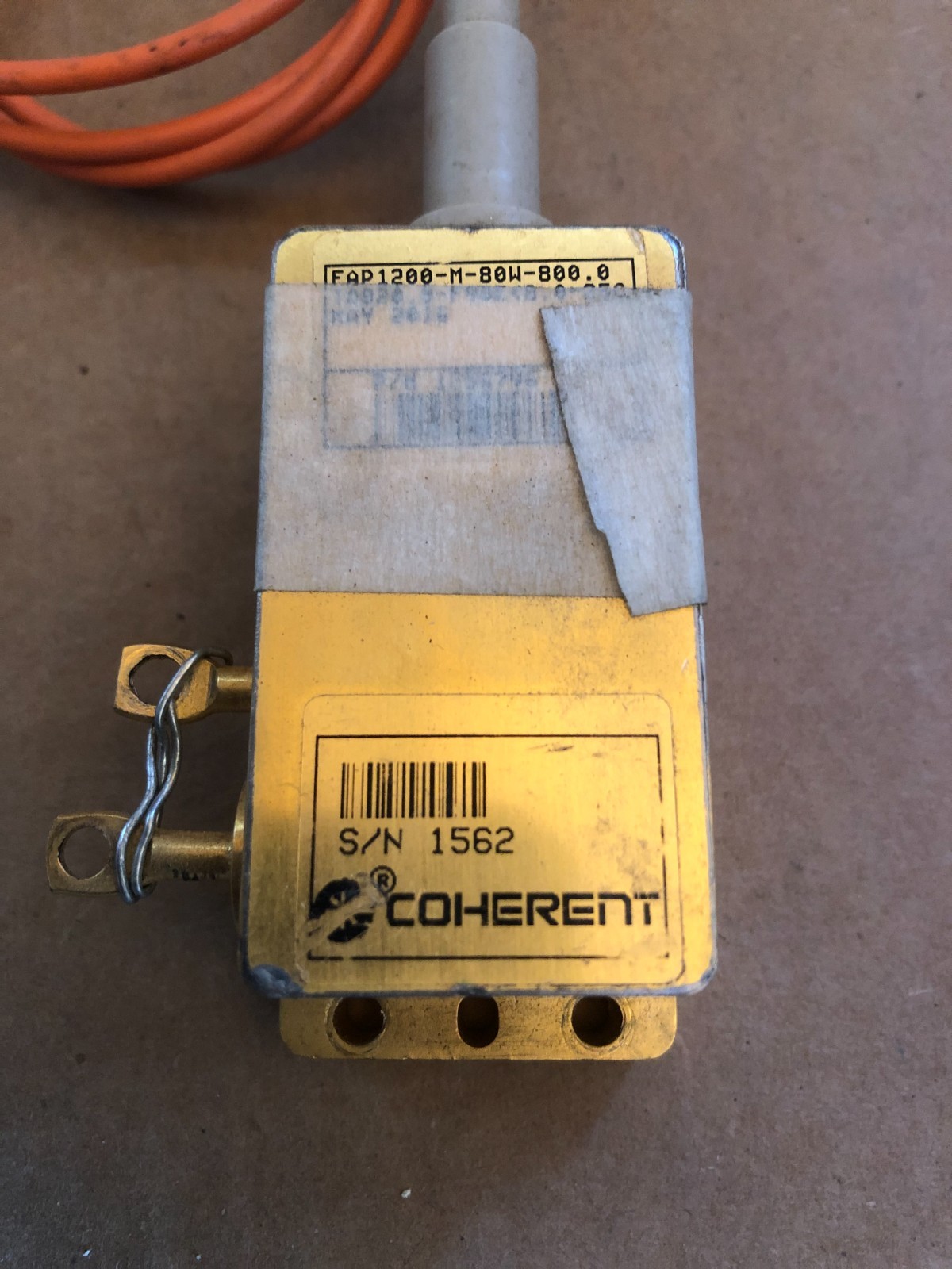 COHERENT FAP1200-M-80W-800.0 DIODE LASER MODULE #1256796