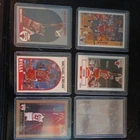 Michael Jordan Chicago Bulls NBA Hoops Fleer AWI Vintage Card Lot 6 Cards