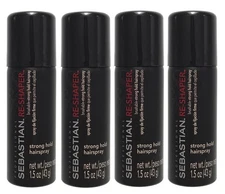 Sebastian Re-Shaper Brushable Strong Hold Hairspray 1.5 oz Pack of 4