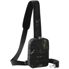 Anti Theft Sling Bag Tactical Small Shoulder Chest Crossbody Bag for Men Wome...