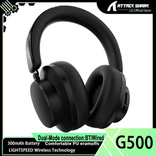 ATTACK SHARK G500 Wireless Over-ear Noise Canceling Headphones BT ANC Gaming