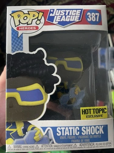 Funko Pop! Vinyl: DC Universe - Static Shock - Hot Topic (Exclusive) #387