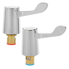 2Pcs Durable Brass Valve Core Handles for Faucet Replacement and Leak Prevention