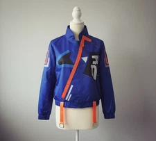 Men's Blue Daisuke Takahashi Valorant Yoru Blue Real Leather Jacket