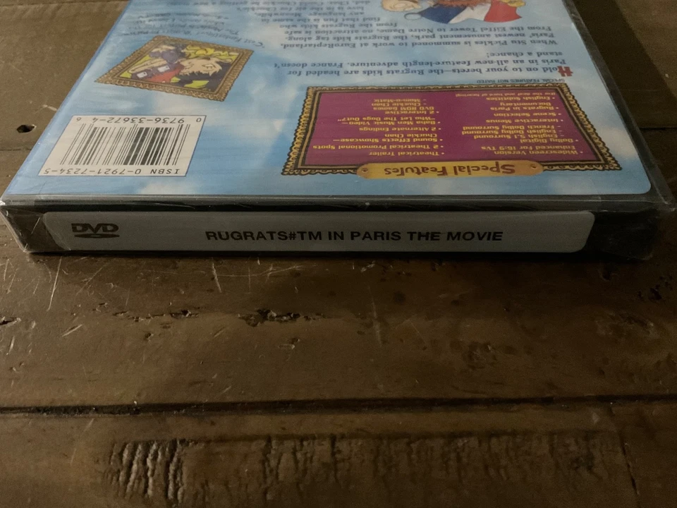 Rugrats in Paris The Movie (DVD, 2001, Widescreen) Brand New Foto 3 de 3