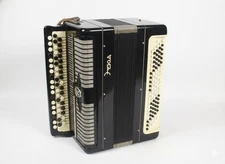 Vintage Button Accordion Etude Made in USSR Rare Folk Instrument Collectible