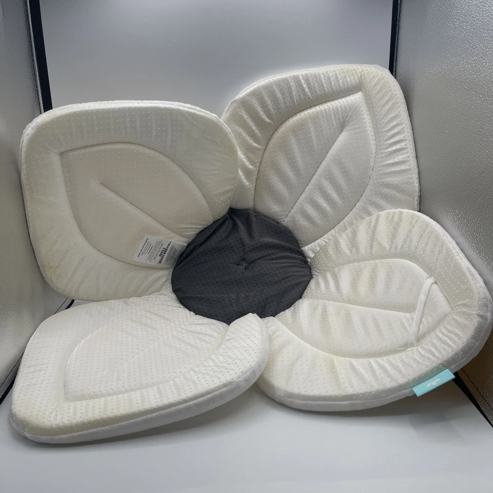 Alfombra de baño para bebé Blooming Bath Lotus cojín flor amarillo felpa Foto 3 de 4