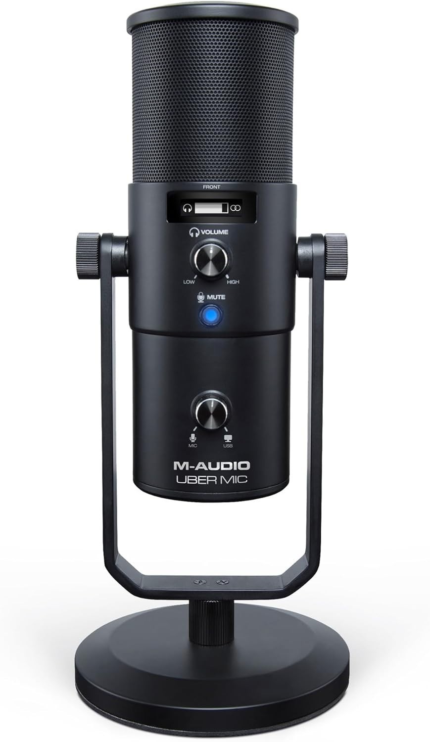 Micro USB Uber Mic M-Audio condensateur pour supprimer les bruits de fond en podcast