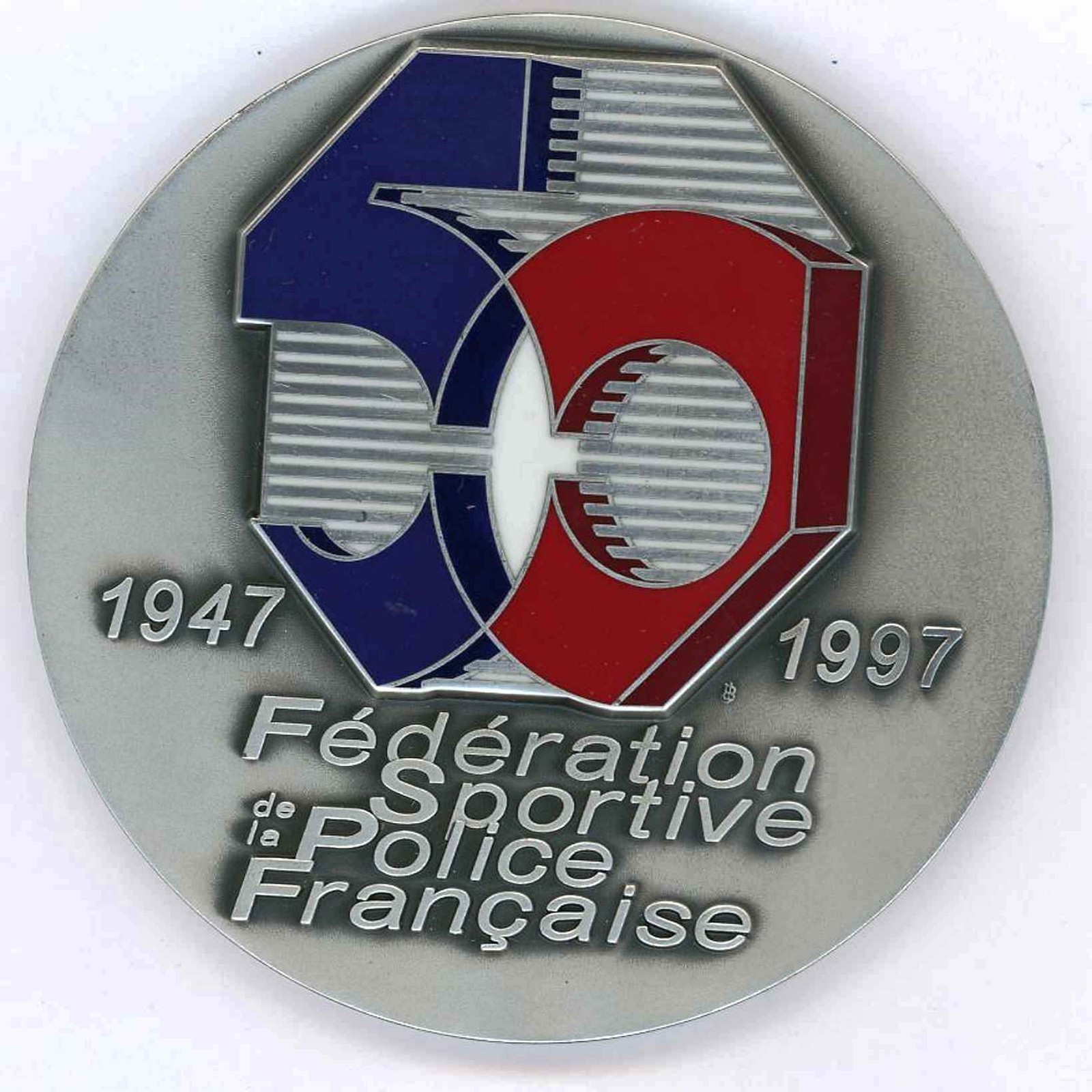 Médaille De Table En Bronze - Direction De La Police Judiciaire 1988 Signée J.Balme