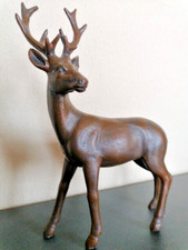 Hirsch Dekofigur Landhaus Dekohirsch Hirschfigur Tierfigur Deko Höhe 21,5 cm