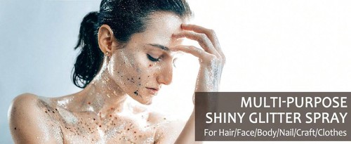 Body Glitter Spray, Shimmering Powder for Hair, Face & Body, Festival Makeup - Picture 10 of 59