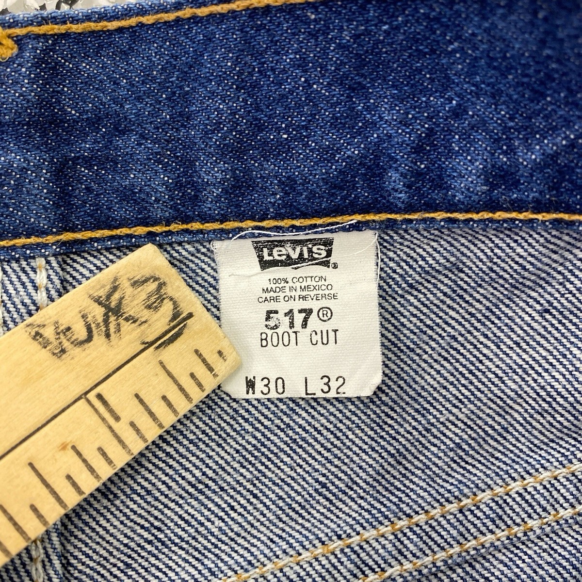 Levi’ｓ517　９８年製　ＭＡＤＥ　ＩＮ　ＵＳＡ Vintage NOS Made in the USA Boot Cut Levis 517 W32 L34