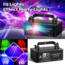 3D Animation DMX RGB Laser Beam Scanner Projector Lamp For Disco KTV Stage Light