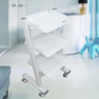 Dental Mobile Multi-Function Roll Trolley 3-Layer Organization Cart Medical CE