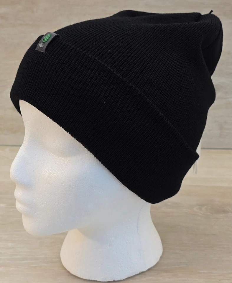 Gorro Stio Unisex Mizpah Puños Abismo Negro Talla Única NUEVO CON ETIQUETAS NUEVO (AGOTADO) Foto 2 de 4