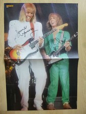 James Young & Tommy Shaw "Styx" Autogramme signed 28x41 cm Poster gefaltet