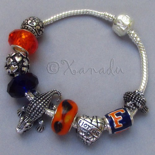 Florida Gators European Beads - University Of Florida Beads For Charm Bracelets - Picture 5 of 6