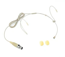 Headset Microphone Mic fits SHURE Wireless Transmitters Beige NEW