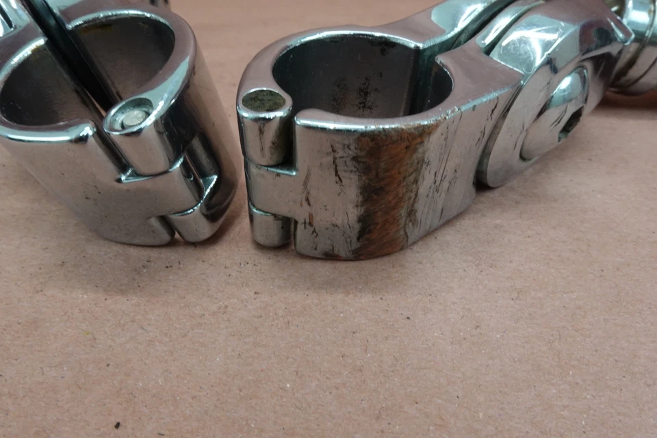 2001-2006 Harley Davidson Heritage Softail FLSTC Highway Foot Pegs - Image 4 of 4