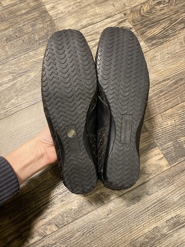 Gentle Souls Irene LE Cutout Detailed Mary Jane Shoe, Black, Leather, Size 8 - Picture 4 of 10