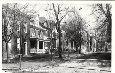 Frederick Maryland Record Street Residences Repro Postcard U14
