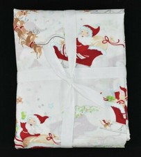 Pottery Barn Kids Santa's Workshop Cotton Duvet Cover Twin Christmas SAMPLE