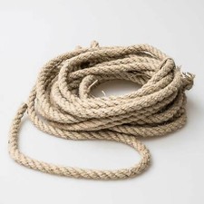 Hempiness Natural Organic 100% Hemp Rope | 3mm-60mm | By the Metre (Qty:1 = 1m)