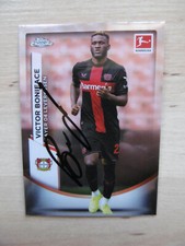 Victor Boniface autograph signed TC Topps Chrome Bayer 04 Leverkusen
