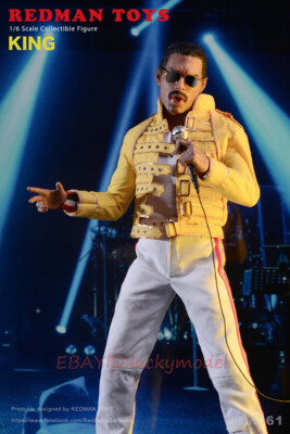 REDMAN TOYS 1/6 クイーン バンド キング  RM061 REDMAN TOYS RM061 1/6 Queen Rock band KING Action Figure In