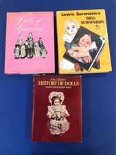 3 Doll Books - Doll Scrapbook, Dolls of Yesterday, and History of Dolls