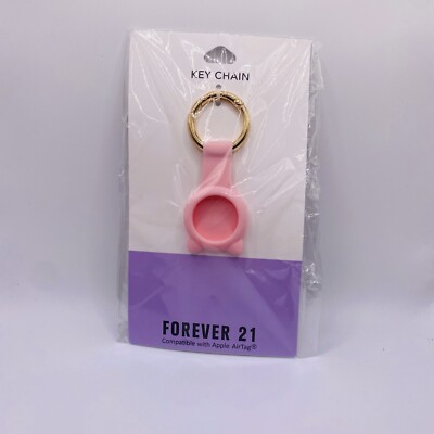Forever 21 Apple Airtag Pink Kitty Cat Keychain New