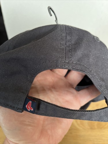 Boston Red Sox B '47 Brand MLB Clean Up Adjustable Strapback Hat Dad Cap - Picture 5 of 9