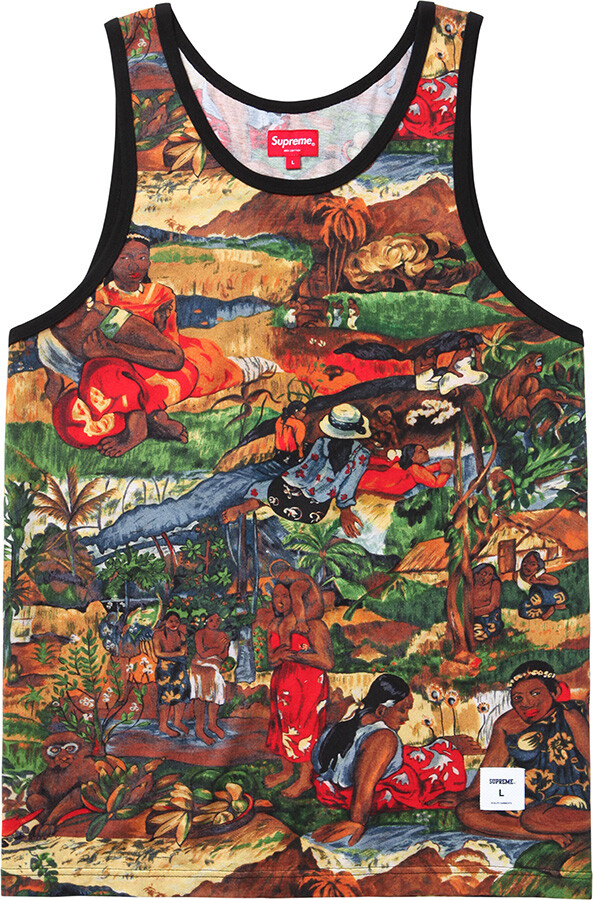 Supreme Tahiti Tank Top Black M/L S/S 15 | eBay