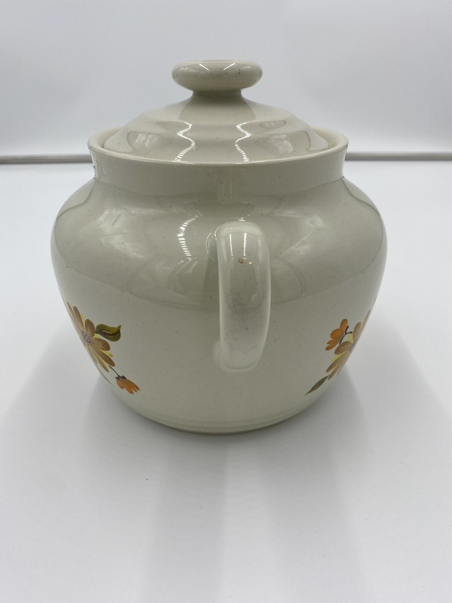 ヤナカーン　Dessert Capote VTG Capri Bake Serve 'n Store Stoneware Crock/Casserole w
