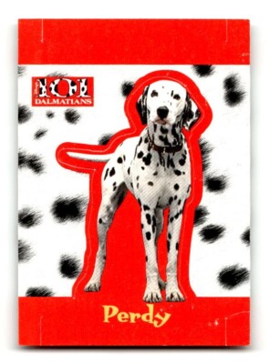 1996 SkyBox 101 Dalmatians Collectible Trading Card #74 Pop-Outs - Perdy
