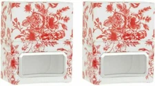 Set of 2 Electric Plug In Diffusers: HomeWorx by Harry Slatkin (Red Toile)