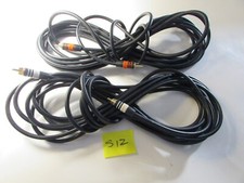 2 Stereo RCA Audio Cable Black Male to Male 24 Feet Gold  S12