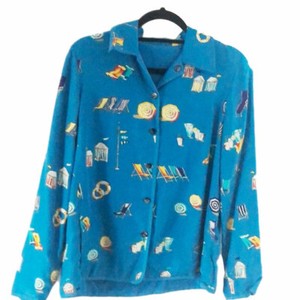 aqua blue silk blouse