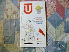 1955-56 TULSA GOLDEN HURRICANE MEDIA GUIDE Yearbook Program 1956 1954-55 AD