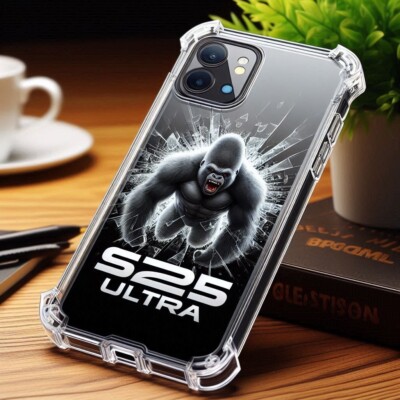 GORILLA Hülle für Samsung S25 ULTRA S23 S24 S22 BACK Bumper Silikon Backcover