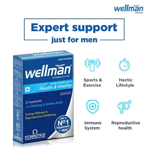 Wellman Health & Energy Release & Reproductive Overall Wellbeing (30 Tablets) - Picture 5 of 6
