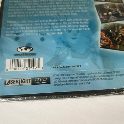 Jack Frost (DVD, 2002) Rankin Bass An Animated Christmas Puppet