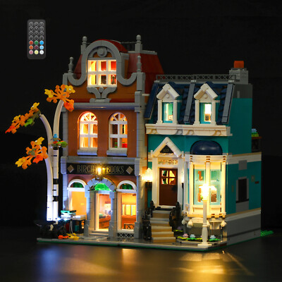 LED Licht Set (Fernbedienung) Für LEGOs Bookshop Creator 10270