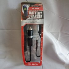 Vintage Nokia Cell Phone Car Battery Charger For 252 282 3300 6360 8265 NIB