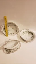 Vintage Serving Dishes Gravy Boat With Spill Plate