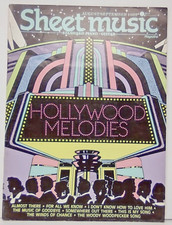 Sheet Music Magazine Hollywood Melodies Piano Guitar August September 1988