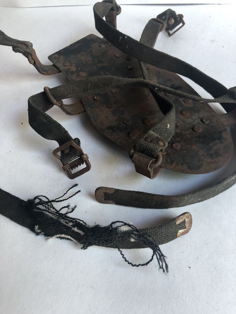 Vintage Strap On Ice Cleats Spikes Clampons Creeper Snow Shoe, Offers  Welcome