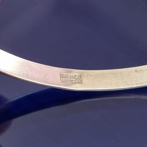 Ilias Lalaounis Minimal Sterling Silver 925 Bracelet. - Picture 5 of 6