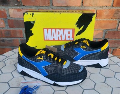 Sz 11.5 Diadora N9002 Wolverine Yellow Black Marvel Comics Xmen 97